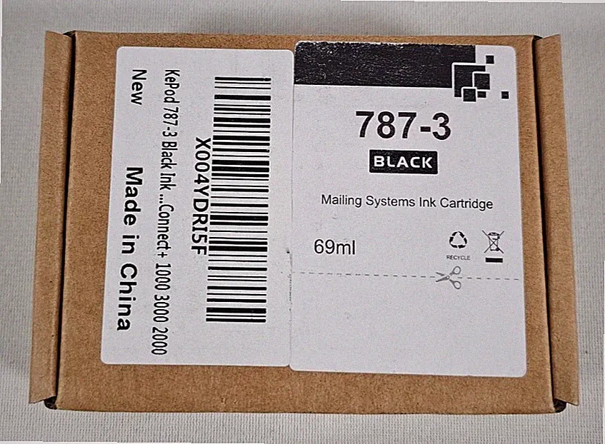 1x Ink Cartridge Black for Pitney Bowes 787-3 SendPro Connect+ 1000 3000 2000
