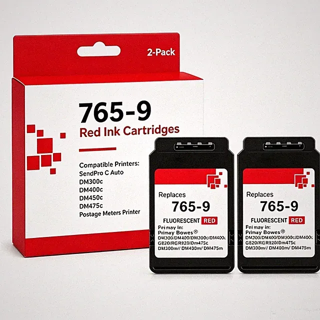 765-9 Red Ink Cartridge High Yield for Pitney Bowes 765 9 Red Ink Cartridge f...