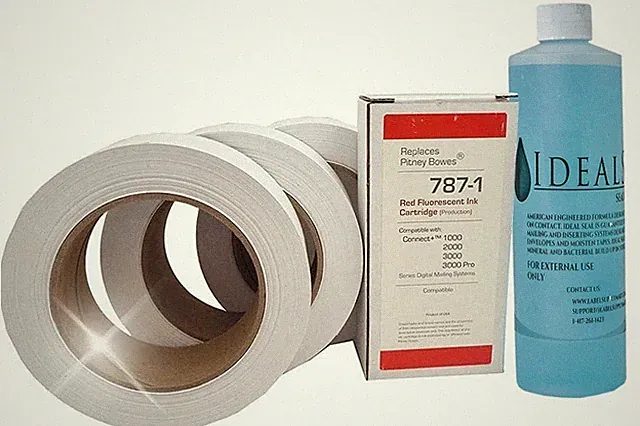 787-1 Max Volume Ink Cartridge + 613-H Roll tape + 16 oz sealing solution