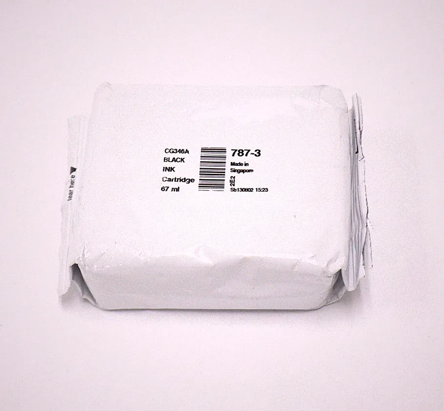 Genuine OEM Pitney Bowes Black Printer Ink Cartridge 787-3 CG346A 67ml Sealed